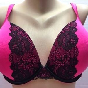 CACIQUE LANE BRYANT SMOOTH BOOST PLUNGE BRA